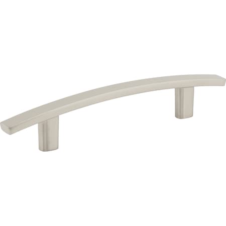 Elements 96 mm Center-to-Center Satin Nickel Square Thatcher Cabinet Bar Pull 859-96SN